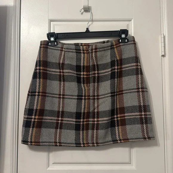 Gianni Bini Plaid Skirt Size XL - Picture 2 of 3